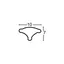 Infraplast kilelist 10 mm hvit (30M)