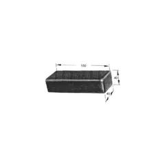 G.Buffer 150X48X40 mm med Bolter