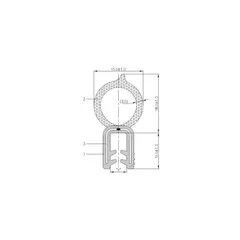 Kantlist T1.5-2.5 mm (25M)