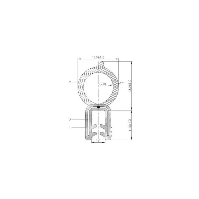 Kantlist T1.5-2.5 mm (25M) 