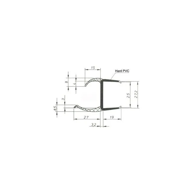 Dørtet.List 27 mm 3.3M Gto(Stk 