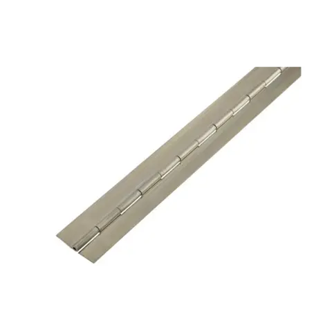 Pianohengsel galvanisert, 80 x 2438 mm
