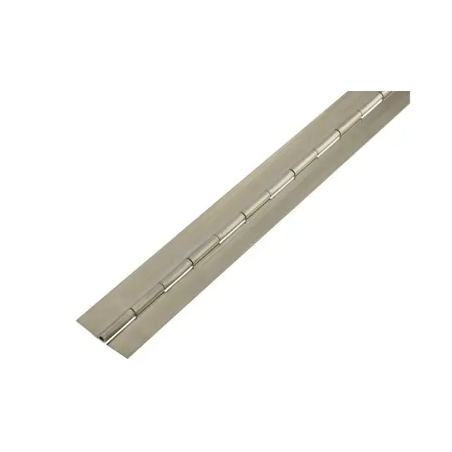 Pianohengsel galvanisert, 80 x 2438 mm 