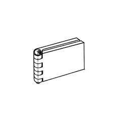 Bladhengsel 80X80X6 mm