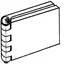 Hengsel 50X120X6 mm