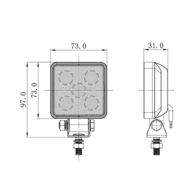 247 Lighting Ryggelykt 12/24V 
