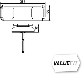 Hella Lampe SRBBLZR MD12/24V 2VP 