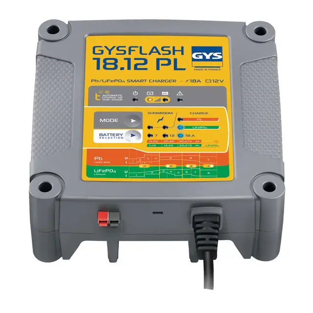GYSFLASH 18.12 PL batterilader 18 A 12 V 