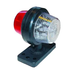 Markeringslys LED hvit/rød 4500K kort