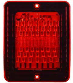 LED Baklykt 12/24V for gummihus