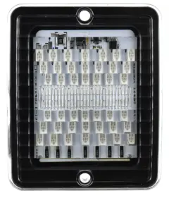 LED Blinklykt Klar 12/24V For Gummihus