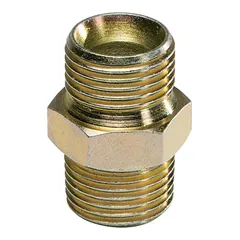 Nippel G 1/2" x G 1/2" Utvendige gjenger i begge ender