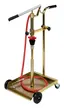 Manuell oljepumpe med vogn Dobbeltvirkende, for fat 30-60 kg