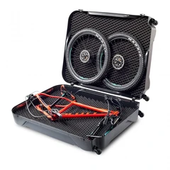 CRUZ Bike Case sykkeltransportkoffert Sort strukturfinish, modell 940-550