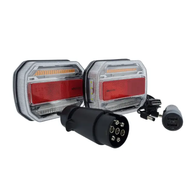 Led Baklykter Magnet Uten Kabe 