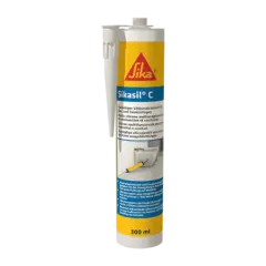 Sika Sikasil-C Silikon Sort 300 Ml