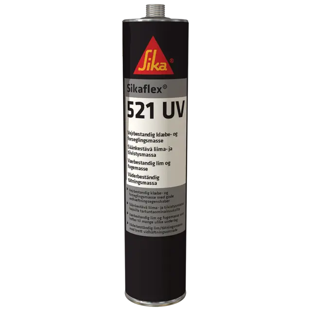 Sika Sikaflex-521 Uv Sort 600Ml 