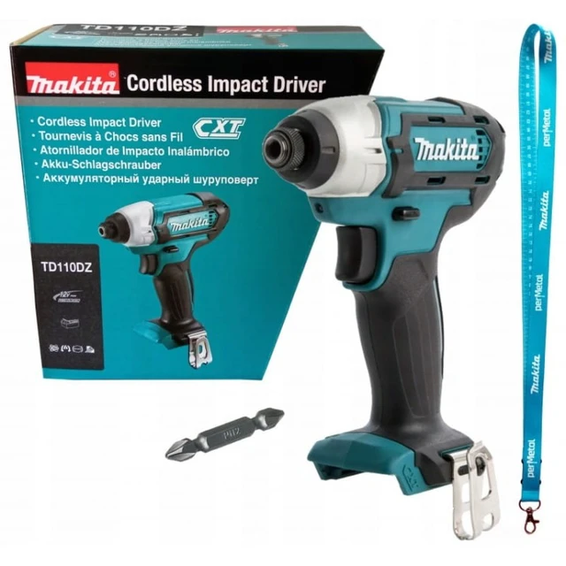 Makita slagskrutrekker TD110DZ 10,8V Uten batteri og lader 