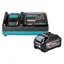 Makita hurtigladersett 40V 1 batteri inkludert, PSKGRU 1