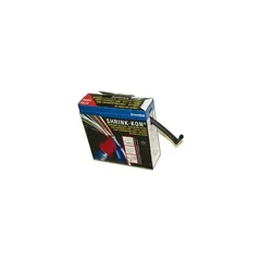 Abiko krympestrømpe Ø3,0-1,0 mm PKGB31, tynnvegget, lim, sort, 5,0 m