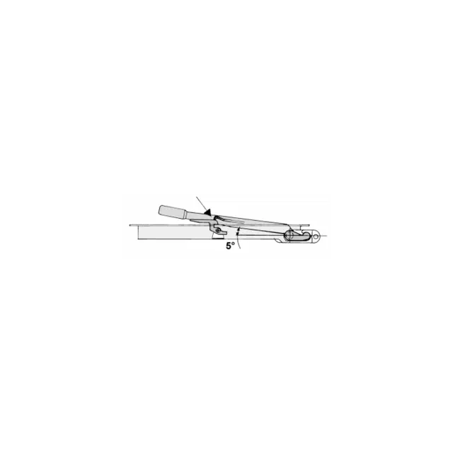 Dørlås 16 mm innfelt RF304 29 mm 