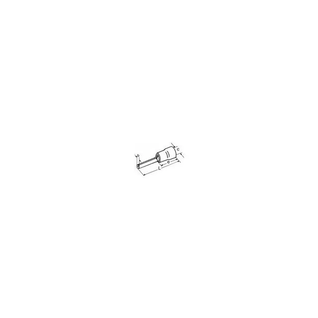 Abiko rundstikker 2,8 mm gul A4630SR 