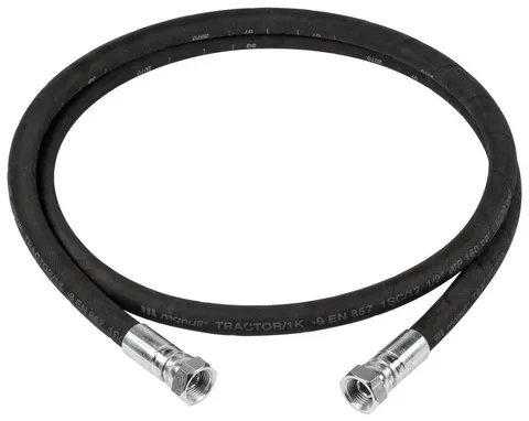 Luft- og vannslange 3/8" 18 m 20 bar, forsinkede stålkoblinger
