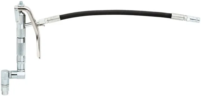 Fettpistol med fleksibelt utløp Treleddet svivel, G 1/4" innvendig 