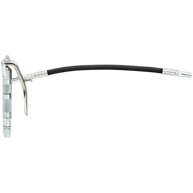 Fettpistol med fleksibelt utløp Treleddet svivel, 3/8" innvendig 