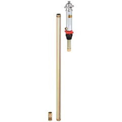 Trykkluftdrevet oljepumpe for tank 5:1, 18 l/min, sugerør 1250 mm