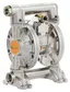 Membranpumpe 3/4" i aluminium AB-34, NBR-membraner og Hytrel