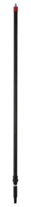 VIKAN teleskopskaft med klikkobling 1600-2780 mm, vanngjennomløp, sort