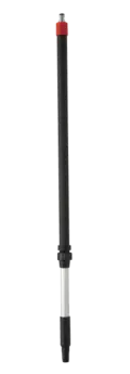 VIKAN teleskopskaft med klikkobling 100-160 cm, vanngjennomløp, sort