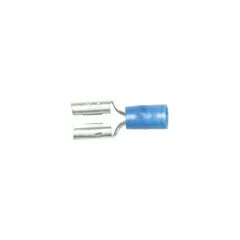 Abiko flatstikker 8,4 mm hunn blå A2508FL, isolert