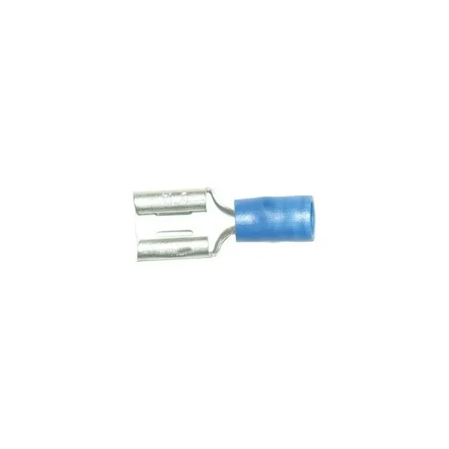 Abiko flatstikker 8,4 mm hunn blå A2508FL, isolert 