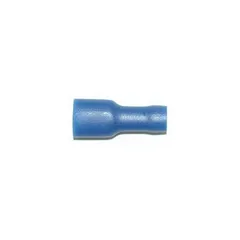 Abiko flatstifthylse 6,3 mm hunn blå A2507FLF, helisolert