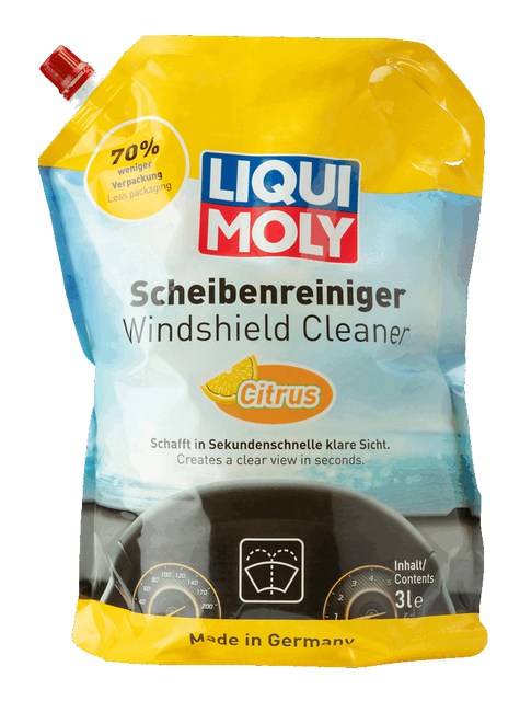 Liqui Moly spylervæske sitrus 3 l Rengjøring av frontrute