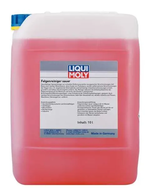 Liqui Moly sur felgrens 10 l Syrebasert felgrengjøring 
