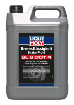 Liqui Moly bremsevæske SL6 DOT 4 5 l Lavviskøs bremsevæske