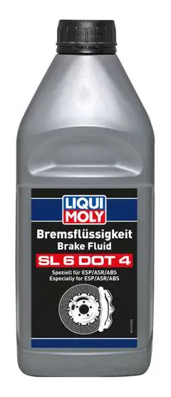 Liqui Moly bremsevæske SL6 DOT 4 1 l Lavviskøs bremsevæske