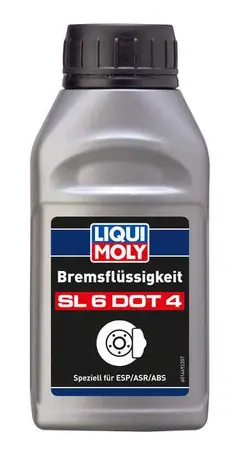 Liqui Moly bremsevæske SL6 DOT 4 250 ml Lavviskøs bremsevæske