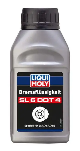 Liqui Moly bremsevæske SL6 DOT 4 250 ml Lavviskøs bremsevæske 