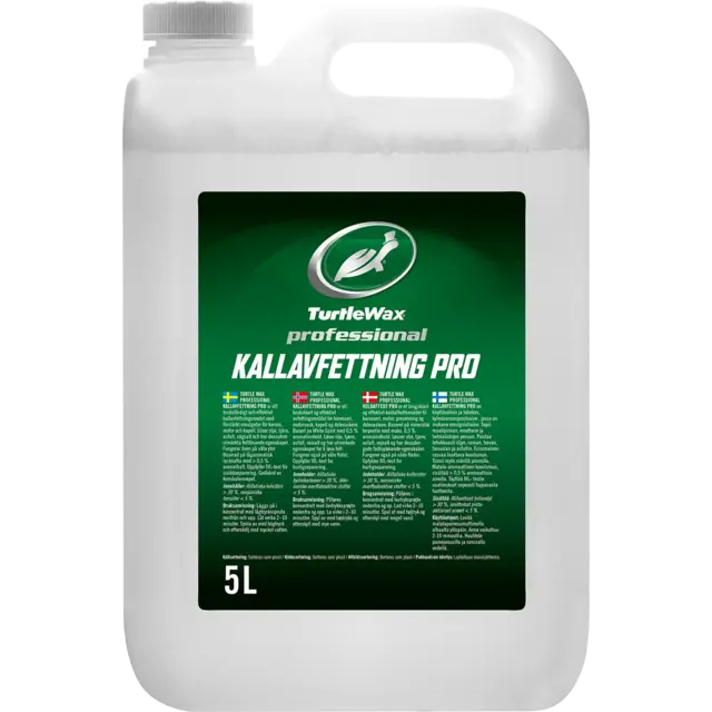 Turtle Wax Pro kaldavfetting 5 l Til våte og tørre overflater 