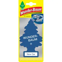 Wunder-Baum New Car luftfrisker Duft av skinn og krydder, 1-pakning