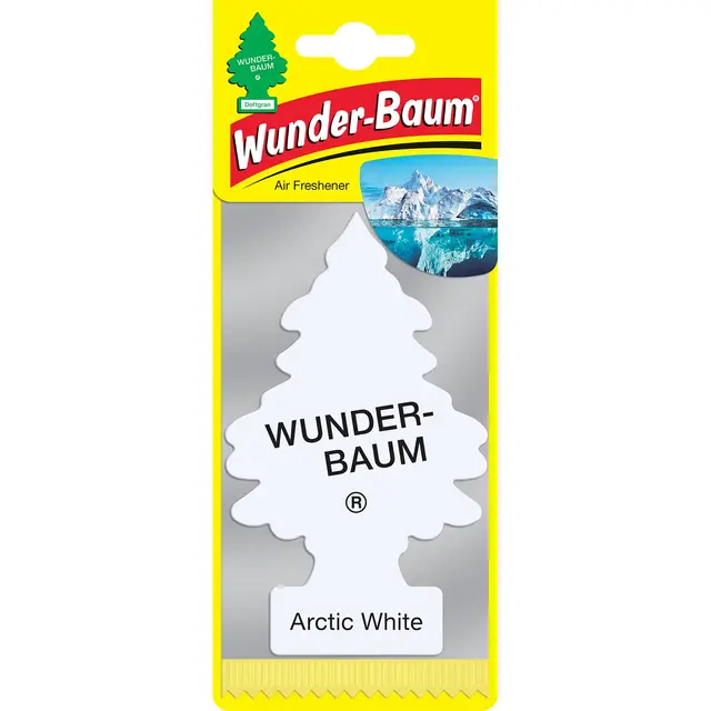 Wunder-Baum Arctic White luftfrisker Duft med sitrustoner, 1-pakning 