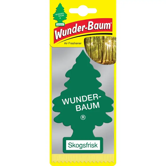 Wunder-Baum Skogsfrisk luftfrisker Dufttre, 1-pakning 