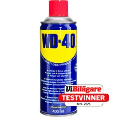 WD-40 multispray 400 ml Smører, løsner og fortrenger fuktighet