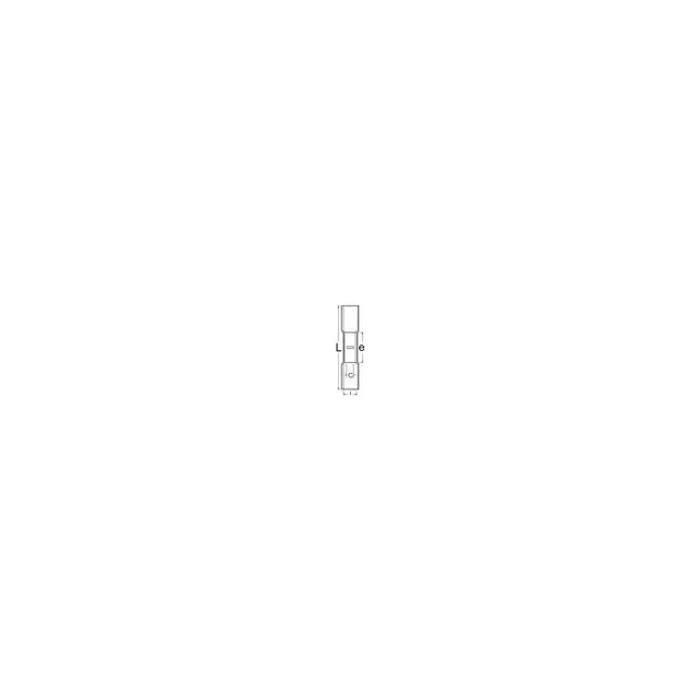 Abiko skjøtehylse 1,5 mm² klar rød A1525SKK, isolert 