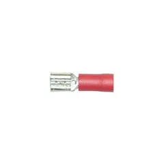 Abiko flatstifthylse 6,3 mm hunn rød A1507FL, isolert
