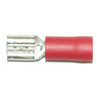Abiko flatstikker 4,8 mm hunn rød A1504FL8